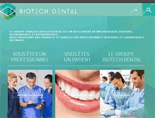 Tablet Screenshot of biotech-dental.com